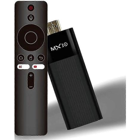 Boîtier TV MX10-F3 Android 13 avec double Wi-Fi 2,4 GHz/5 GHz, processeur Allwinner H313, 2 Go + 16 Go de stockage, compatible 4K (1/5)