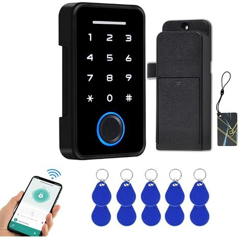Furniture Lock with Fingerprint and RFID (1/5)