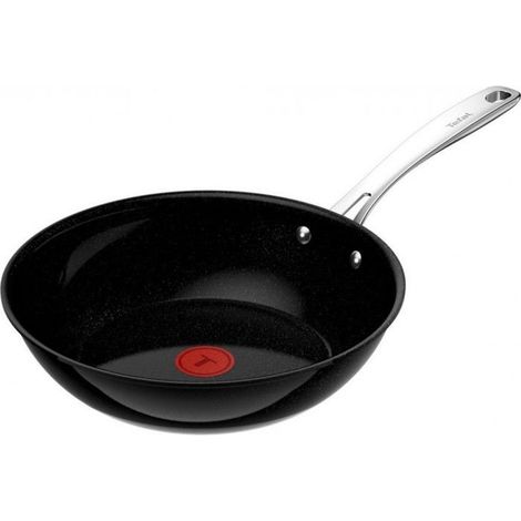 Wok - TEFAL - EXCELLENCE CERAM - 28 cm - Revestimiento cerámico antiadherente - Tecnología FUSIONCORE (1/5)