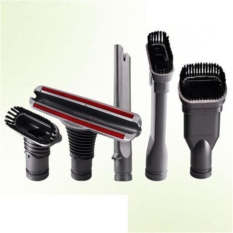Kit de 5 Accessoires pour Aspirateur Dyson DC19/DC19 T2/DC20 - Brosses pour Meubles et Canapés, Adaptateur Complet et Outil pour Interstices Longs (1/5)