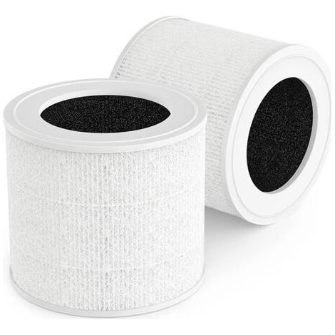 Filtre de rechange pour purificateur d'air HEPA 3 en 1, charbon actif à haute efficacité, noyau mini-RF blanc ,Applicable à Levoit (1/5)