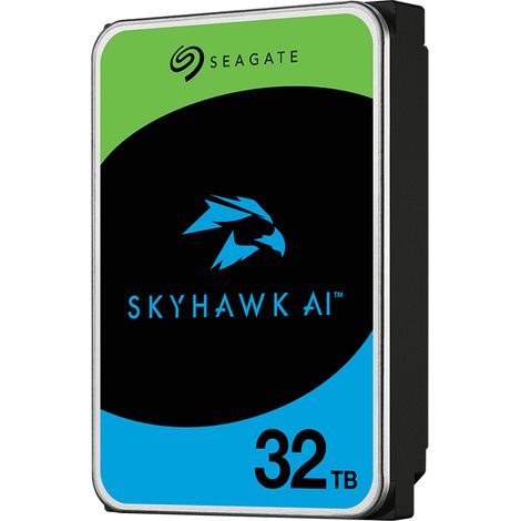 Disco duro Seagate SkyHawk AI (3,5"/32 TB/SATA 6 Gb/s/7200 rpm)