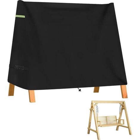 Waterproof Swing Seat Cover for A Swing Seat Cover, Weatherproof 600D Oxford Fabric, Hollywood Model with Pitched Roof, Heavy Duty and Tear-resistant (200 140 180 cm) (1/5)