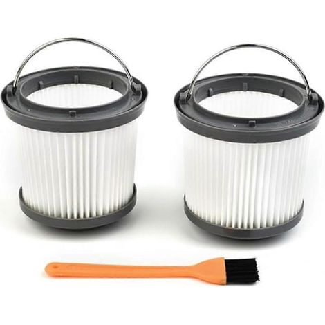 Lot de 2 filtres de rechange lavables pour aspirateur Dewalt DCV580/DCV581H avec brosse de nettoyage (1/5)