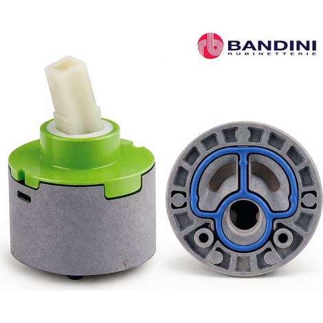 Schläfer 450047-b - Cartuccia di Ricambio Rubinetteria Bandini 383285 - D.47, Bassa mix professional (47mm x H 63 mm) 2 piedini per Miscelatore Rubinetto Bagno e Cucina, Kit Riparazione Antigoccia