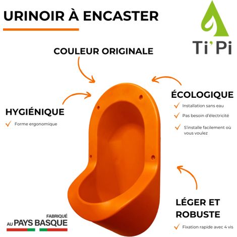Urinario empotrado sin agua TI'PI verde (1/5)