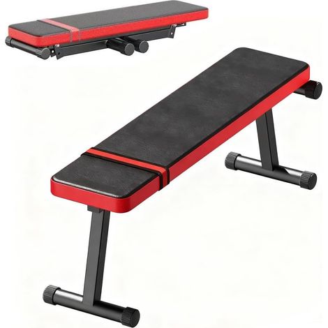Banc Musculation Pliable,Banc d'Entraînement Pliable Pour Tout Le Corps, Pliable Pour Un Gain De Place,Adapté Pour Home Gym Et Salle De Sport,Banc d'Entraînement à Domicile,Capacité De Charge 200 Kg (1/5)