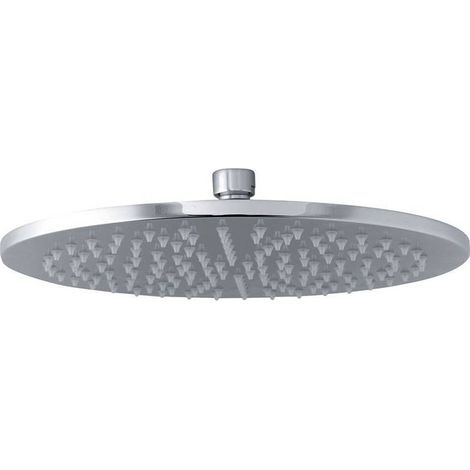 Soffione per CROMOTERAPIA xenon 200T Ciclico a Led Colorati - Diametro: Ø 200 x 10 mm - Forma Tonda in Ottone Cromato (1/3)