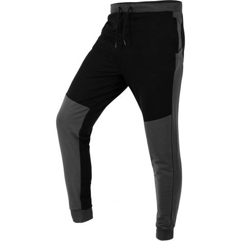 Comodi pantaloni della tuta, grigi e neri, taglia M (1/5)