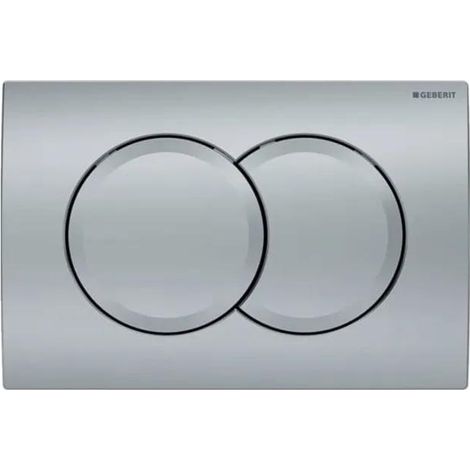 Geberit Delta01 - Pulsador de descarga, cromo mate 115.107.46.1