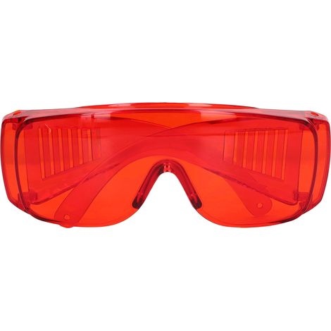 Lunettes de protection laser 180-532nm anti-lumière intense, verres rouges pour techniciens fibre optique (1/5)