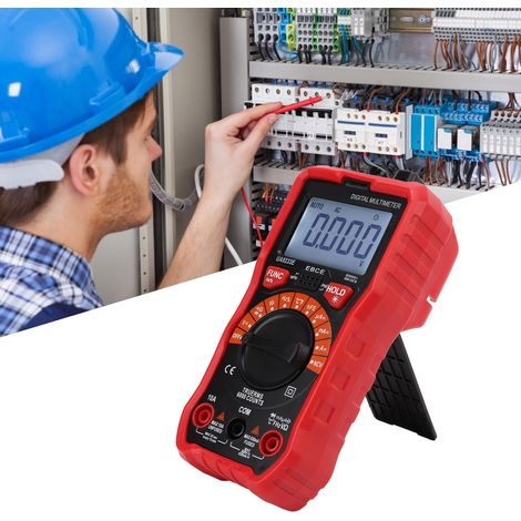 Kit multimètre numérique haute précision UYIGAO UA9233E, multimètre automatique pour électriciens et réparateurs d'appareils électroménagers, pinces crocodiles 600 A/600 V (1/5)