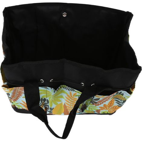 Sac à outils de jardinage à motif floral, sac multifonctionnel et portable avec poches pour ranger les outils de jardinage (1/5)
