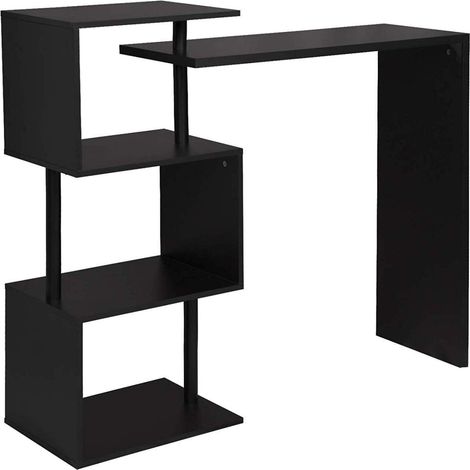 Mesa alta de MDF 100 cm negro 190000432