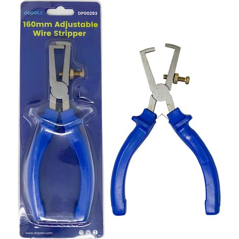 Dapetz ® Electricians 160mm Adjustable Cable Stripping Pliers CS80 Carbon Spring Steel Wire Electric Strippers for Cutting Metal Plastic Wood (1/5)