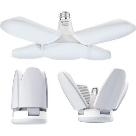 Plafonnier LED de Garage 60W E27 - 6500K 6000Lm - Lampe d'Atelier pour Garage, Entrepôt, Atelier - Pack de 1 (1/5)