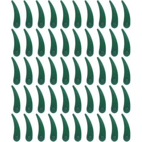 Lot de 50 lames de rechange en plastique pour coupe-bordures Bosch Durablade Art 23-18 LI Art 26-18 LI (1/4)
