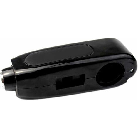 BUNTHAUS 2 pièces Verrou De Frein pour Moto, Verrou De Sécurité Universel pour Guidon, Verrou pour Guidon De Moto, Levier De Frein, Scooter Verrou De Sécurité, Noir (1/4)