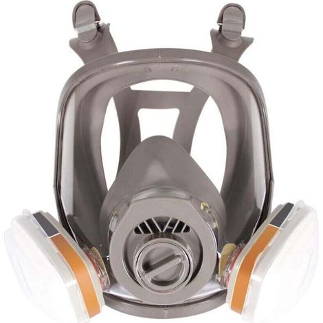 6800 Masque respiratoire intégral, casque de protection faciale pour peindre, vapeur et poussière organiques, deux types de connecteurs (1/5)