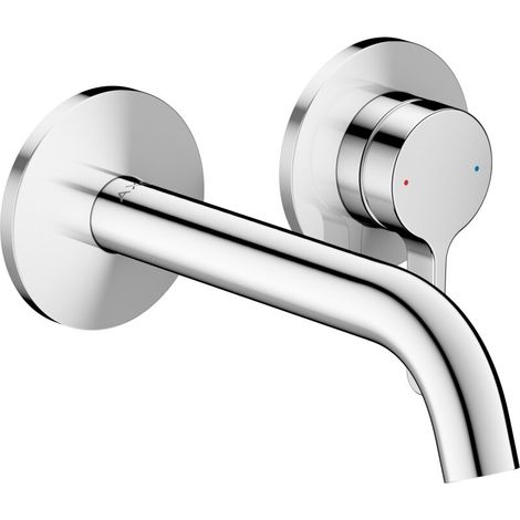 Axor One - Unterputz-Waschtischarmatur, mit Ablaufgarnitur, 2-Loch-Montage, EcoSmart, Chrom 48170000