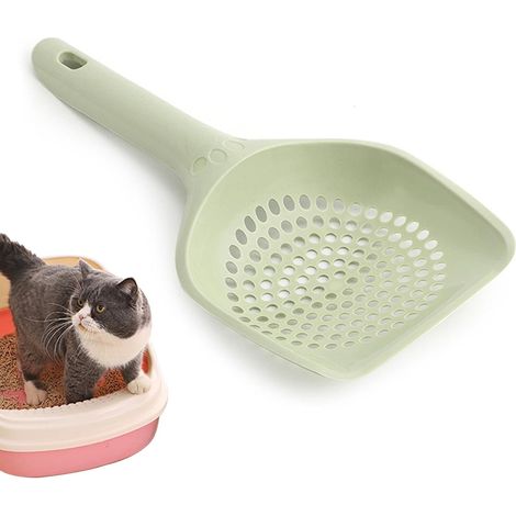 Pelle ergonomique “angle propre”, rapide et pratique, design caca de chat (1/4)
