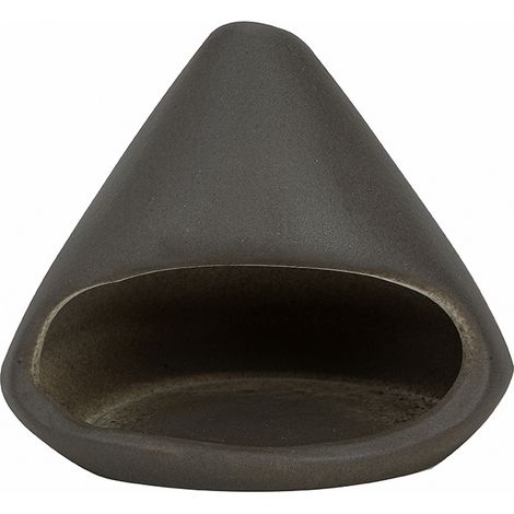 Brûleur d'encens avec support, support pour cônes et bâtons d'encens, bol d'encens, porte-encens, brûleur d'encens avec support - noir