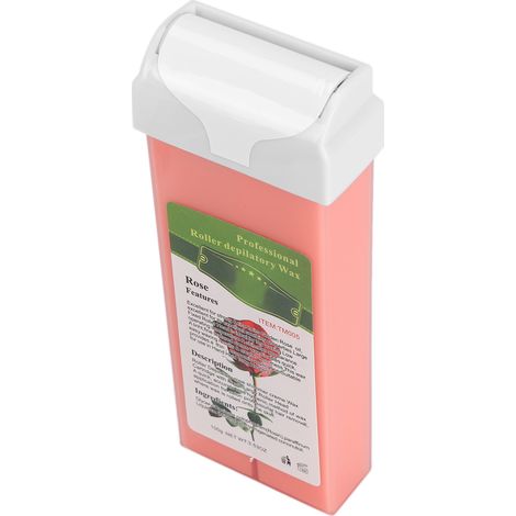 Rouleau de Cire Épilation 100g pour Corps, Jambes, Maillot et Aisselles - Cire Épilatoire à la Rose (1/5)