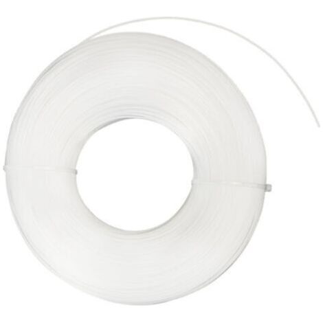 Pair - Corde Ronde Blanche en Nylon pour Tondeuse 1.6mm x 175m - Fil de Coupe Durable pour Têtes de Tonte - Idéal pour le Jardinage et l'Entretien des Pelouses - (1/5)
