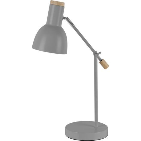 Flexo Tejo 1xe27 Gris/haya Orientable 50x15x16,5cm