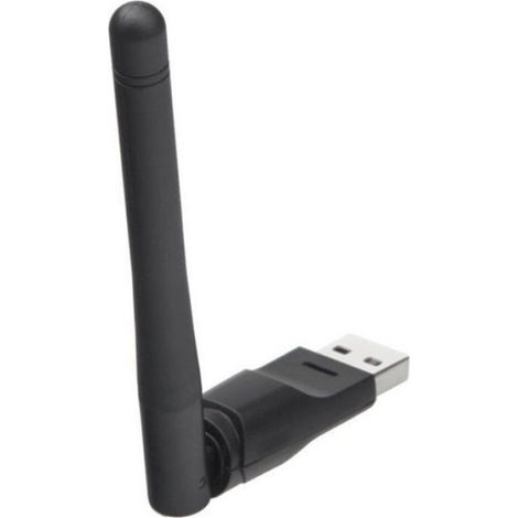 2 Antennes WiFi USB 2,4 GHz avec Puce MT7601 et Débit de 150 Mbps, Adaptateur Réseau Sans Fil Rotatif USB 2.0 pour Récepteur (1/5)