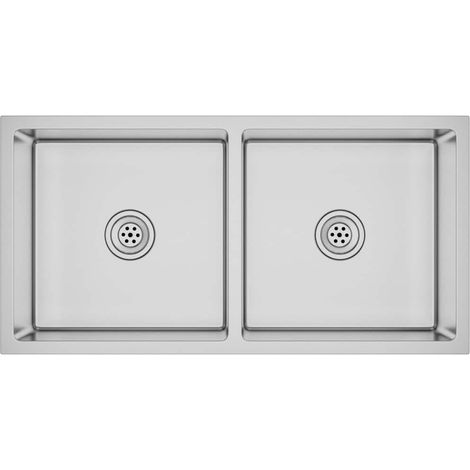 Maison Exclusive - Évier de cuisine fait main Acier inoxydable (1/5)