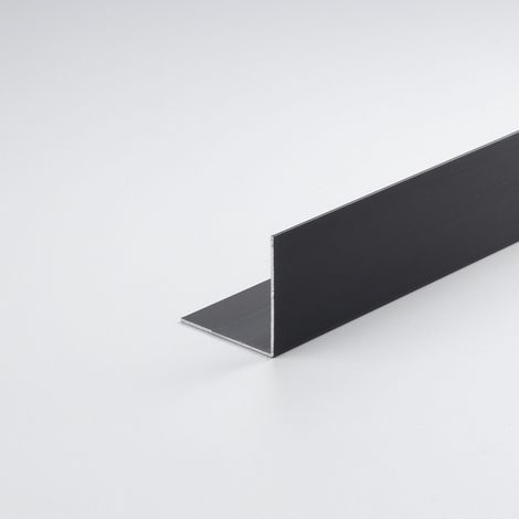 Cornière Alu Noir Mat Diy 15x15mm Protection D'angle Aluminium Noir Mat - Arcansas