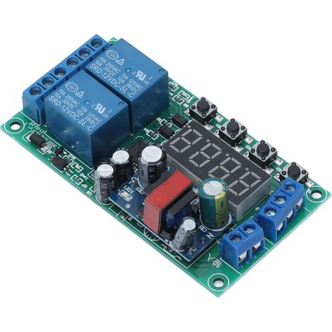 Module de relais temporisé à 2 canaux, carte de commande de minuterie à déclenchement par impulsion numérique 220 V CA YF-7 (1/5)
