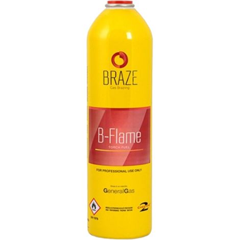 Bombola usa e getta monouso gas B-FLAME per cannello brasatura dolce forte 2900C