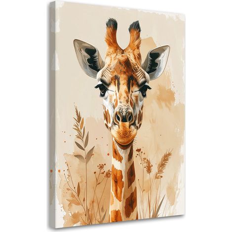 Bild auf Leinwand Giraffe Afrikanische Tiere Safari 30x45 (1/5)