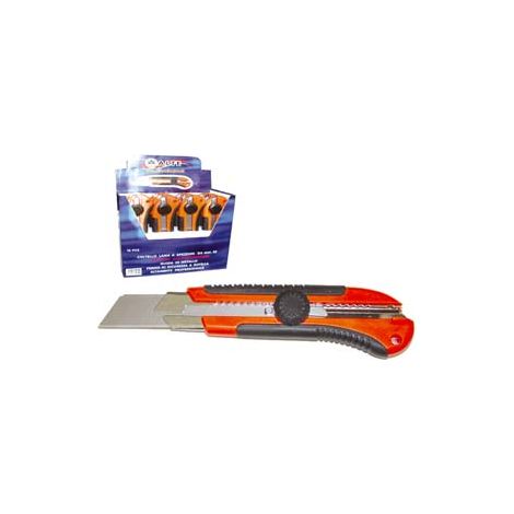 CUTTER MM.25 PROFESSIONALE CON BLOCCAGGIO A ROTELLA - 12 pezzi ALTE