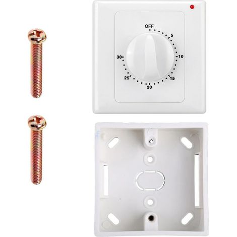 AC 220V High-Performance Pump Timer Switch — Electronic & Mechanical Countdown Control Socket — 30-Minute Timer (1/5)