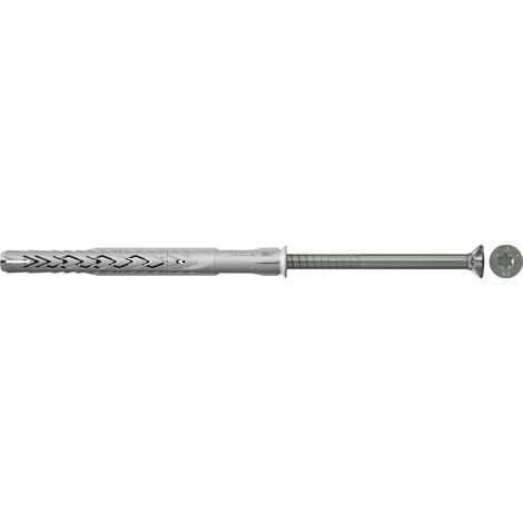 Cheville rallongée SXRL 8 x 60 en acier inoxydable A4 pour fixation cadres Boite de 50 (1/4)