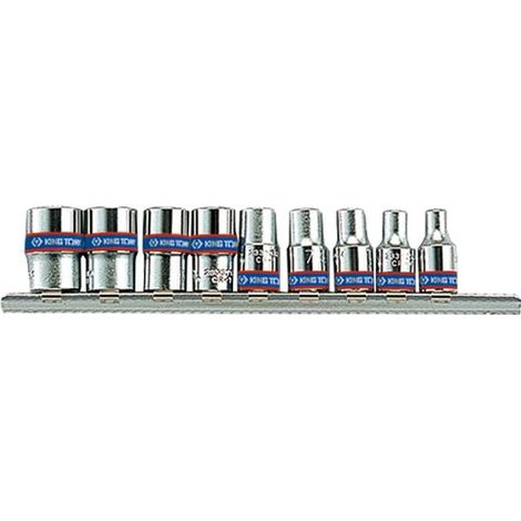 King Tony 2509MR - Chiave de tubo, de 1/4 pollice, set de 9