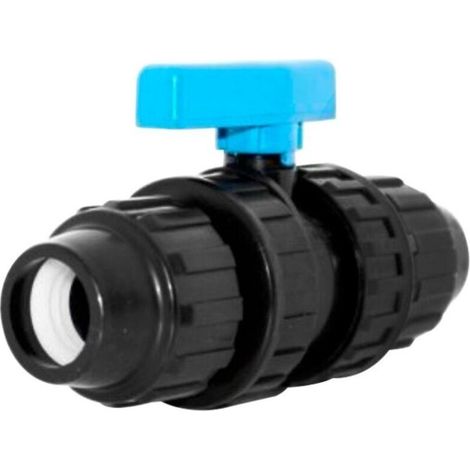 Valve de colle PVC, siège en PTFE Ø 25 mm
