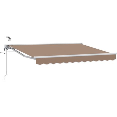 Maison Exclusive - Tettuccio Elettrico Retrattile Tortora 5 × 3,5 m (1/5)