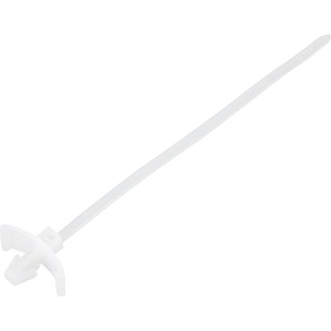 TRU COMPONENTS TC-13030668 TC-WM-100-2.5-N Kabelbinder 100 mm 2.5 mm Natur mit Flügelverschluss, che (1/2)