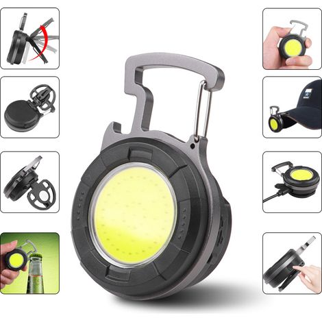 Mini linterna multifuncional para llavero, luz de trabajo, luz para reparación de automóviles, linterna de emergencia para uso doméstico. (1/2)