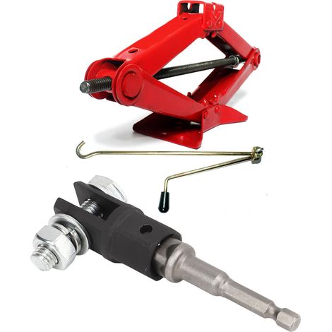 Adaptateur de cric à ciseaux 1/2 pouce pour crics à ciseaux à anneau ou à double œillet (1/5)