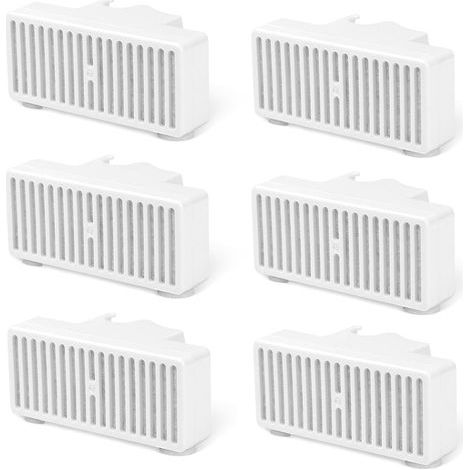 Set mit 6 Ersatzfiltern für Trinkbrunnen für Haustiere, Doppelfilter mit Schwämmen, T-förmiger Filter, für Miniatur- und Schwanenbrunnen (1/5)