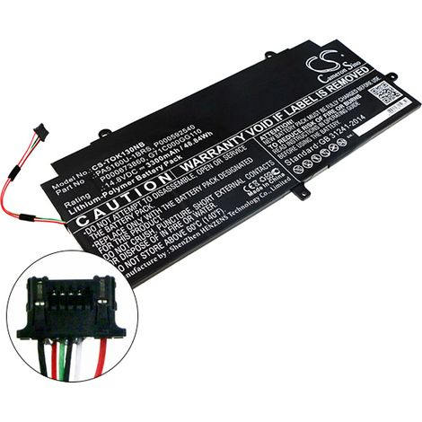 NX - Batterie ordinateur portable compatible Toshiba 14.8V 3300mAh - G71C000GG11 (1/3)