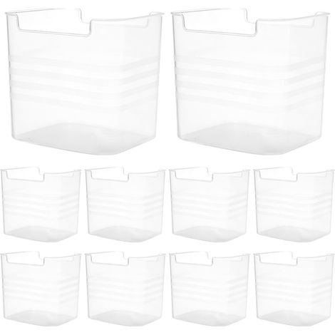 Pièces Organiseur Refrigerateur Boîtes de Rangement Bacs de Rangement Garde-Manger Petits objets Frigo Organisateur Frig Cuisine Armoire (1/5)