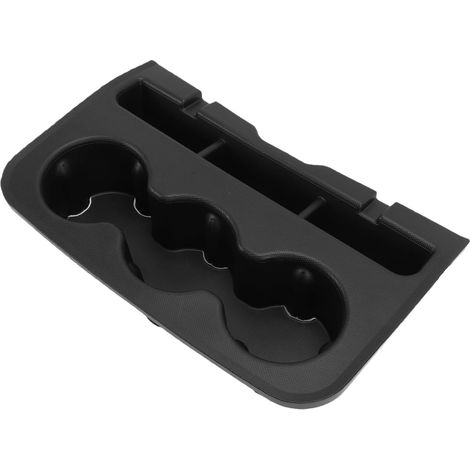 Insert de Porte-gobelet pour Console Centrale Avant, Doublure de Remplacement en Plastique ABS Haute densité Résistant à l'usure pour Sierra 1500 2500 3500 HD Yukon 23362989 (1/4)