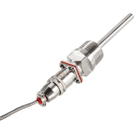 RTD-Temperatursensor PT100 mit 1/2"-NPT-Gewinde und 2 Meter Kabel (1/5)