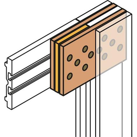 Connec. Jeu de barre Profile/Profile Ou Profile/Plat 2000A,2500A 1STQ009226A0000 ABB PFCB2025